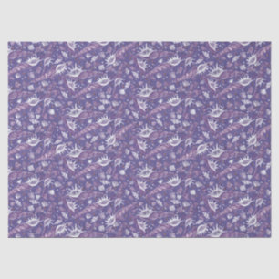 Papel De Seda Cuello marino Cuello Náutico Patrón violeta púrpur