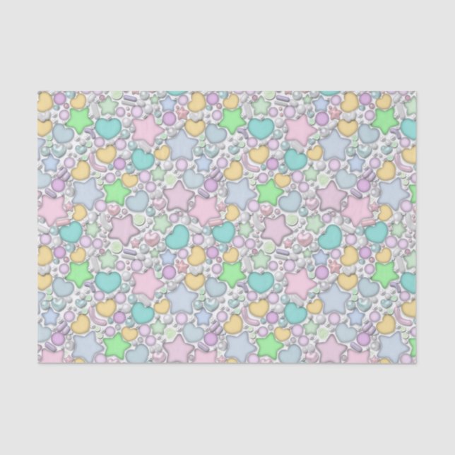 Papel De Seda Cuentas de vidrio, joyas (Anverso)