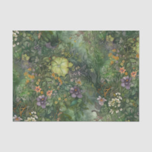 Papel De Seda Cuento de Hadas Floral