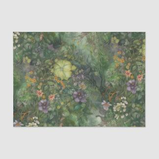Papel De Seda Cuento de Hadas Floral