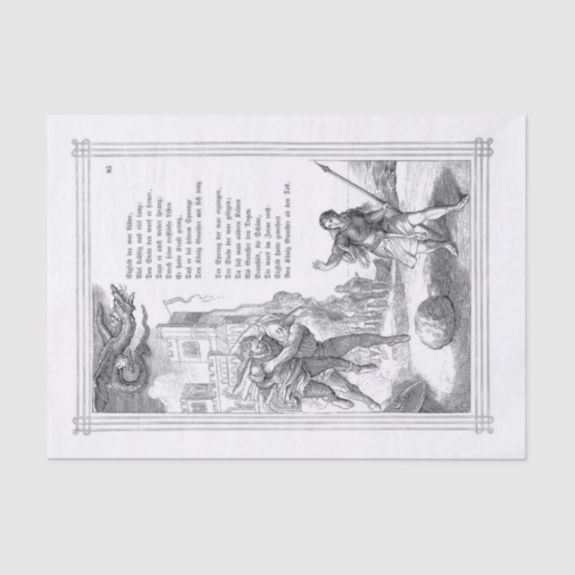 Papel De Seda Cuento de hadas tres (Anverso)