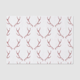 Papel De Seda Cuerno de Antílope con Purpurina Rosa Glam Rustico
