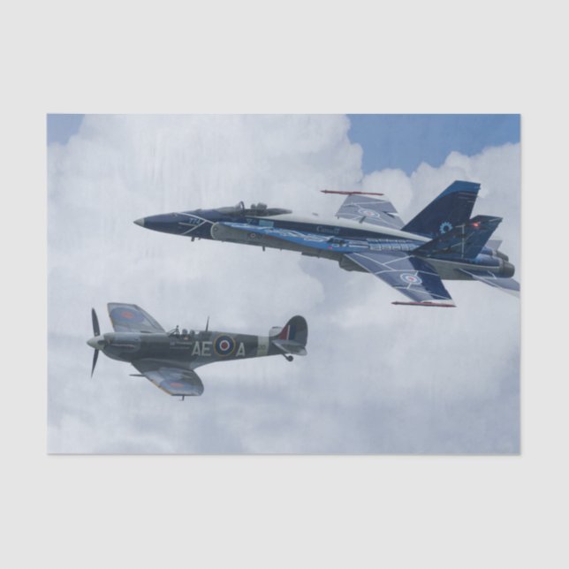 Papel De Seda Cuerno de McDonnell Douglas CF-188A (Anverso)