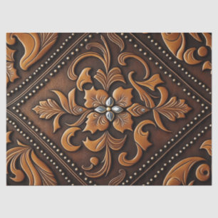 Papel De Seda Cuero con herramientas