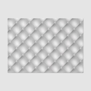 Papel De Seda Cuero con tachuelas de diamante y penacho de falso