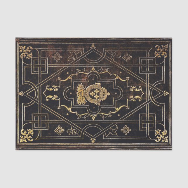 Papel De Seda Cuero y oro de Falln (Anverso)