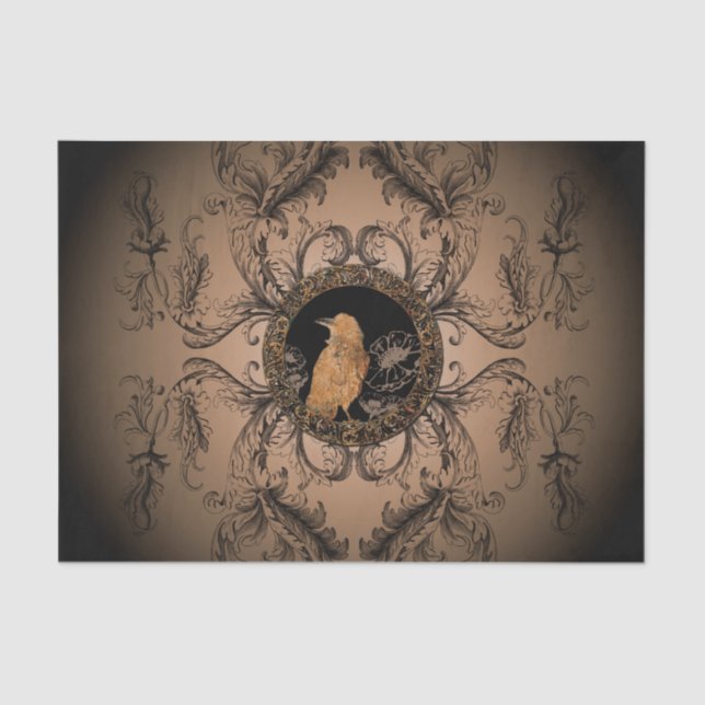 Papel De Seda Cuervo impresionante (Anverso)