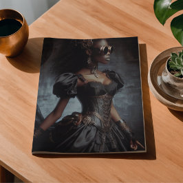 Papel De Seda Cuervo Negro Dama Victoriana Vintage Steampunk