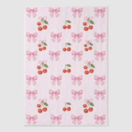 Papel De Seda Cuidada acuarela cerezo rosado Coquette Regalo