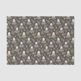 Papel De Seda Cuidada Halloween Ghosts Lace - Oro