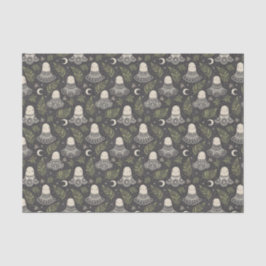 Papel De Seda Cuidada Halloween Ghosts Lace - Verde