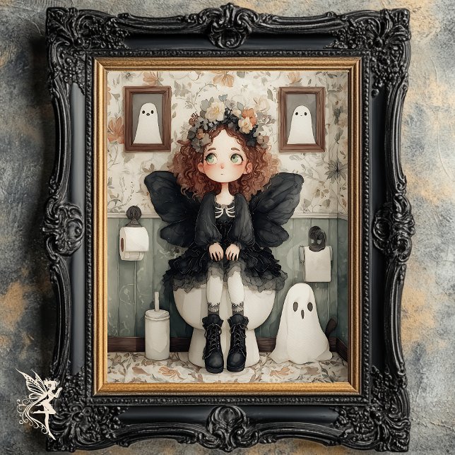 Papel De Seda Cuidada Y Extraordinaria Halloween Fairy Y Ghost D (Subido por el creador)