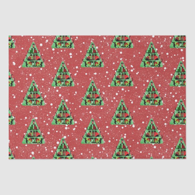 Papel De Seda Cuidados gatos negros en sudorosos árboles de Navi (Anverso)