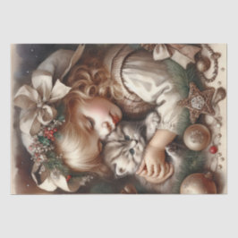 Papel De Seda Cuidados Navidades gatitos