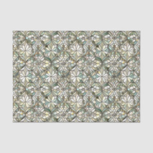 Papel De Seda Cuidadoso azulejo Madre de patrón de perlas
