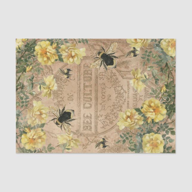 Papel De Seda Cultura de las abejas (Anverso)