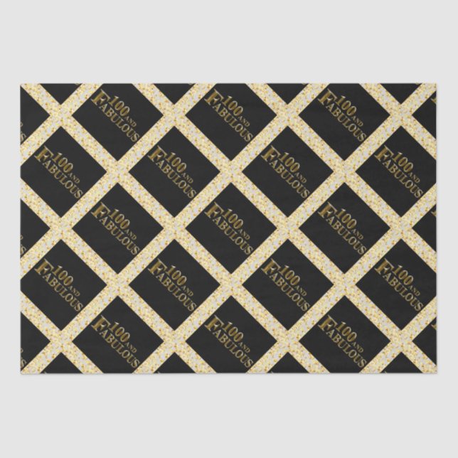 Papel De Seda Cumpleaños 100 (Anverso)