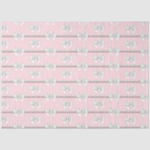 Papel De Seda Cumpleaños 30 Tema Perlas Rosadas Glam Tiffany