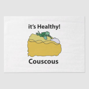 Papel De Seda Cumpleaños Comida Saludable Grano de Cuscús