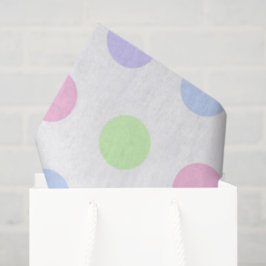 Papel De Seda Cumpleaños con lunares pastel de acuarela capricho