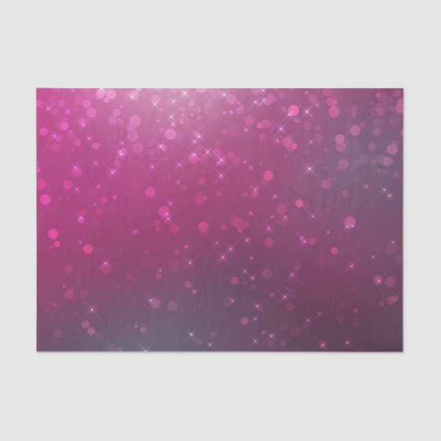 Papel De Seda Cumpleaños de Borgoña Rosa Bokeh (Anverso)