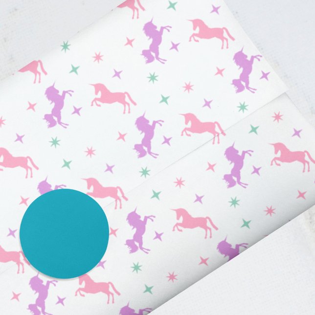 Papel De Seda Cumpleaños de Chicas Unicornio Mágico (Subido por el creador)
