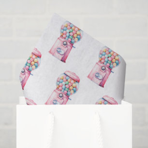 Papel De Seda Cumpleaños de chicle rosa azul amarillo