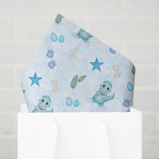Papel De Seda Cumpleaños de dinosaurio de niños lindos Dino