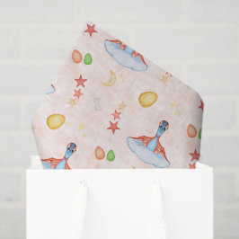 Papel De Seda Cumpleaños de dinosaurio para niños lindos