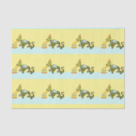 Papel De Seda Cumpleaños de Dragón Creativo para Niños