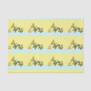 Papel De Seda Cumpleaños de Dragón Creativo para Niños