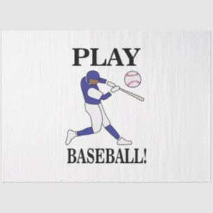 Papel De Seda Cumpleaños de entrenador de deportes de béisbol ju