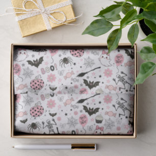 Papel De Seda Cumpleaños de Halloween de Little Boo Pink Girl