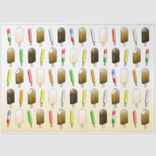 Papel De Seda Cumpleaños de Helado y Diversión