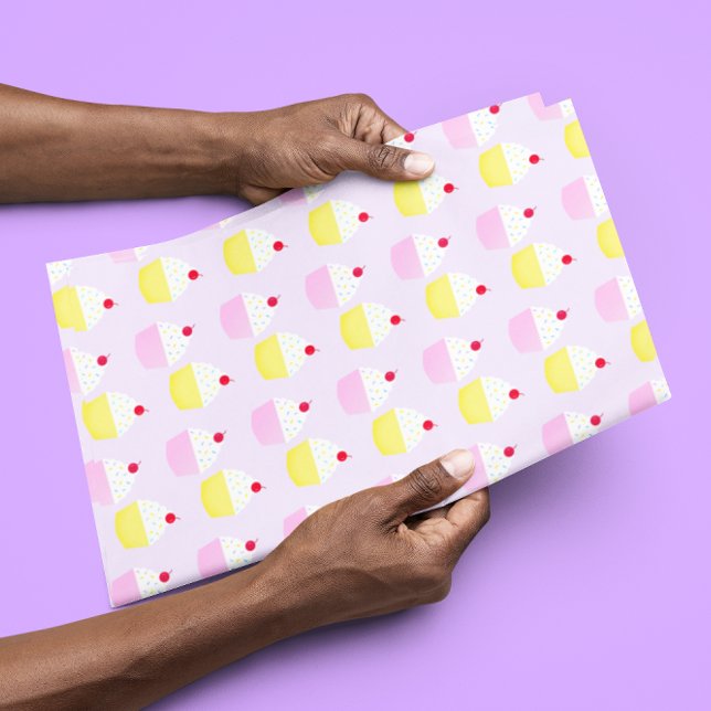 Papel De Seda Cumpleaños de Hornear Cupcake (Subido por el creador)