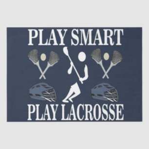 Papel De Seda Cumpleaños de jugador de lacrosse