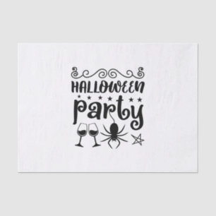 Papel De Seda Cumpleaños de la Fiesta de Halloween