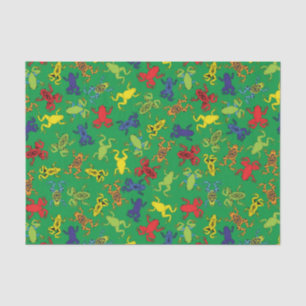 Papel De Seda Cumpleaños de los niños de ranas de árbol