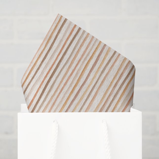Papel De Seda Cumpleaños de lunares marrones de latte de melocot (Bolsa de regalo)