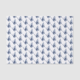 Papel De Seda Cumpleaños de Mariposas Azules Lindas
