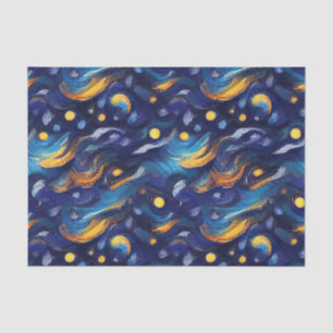 Papel De Seda Cumpleaños de Stars Night Sky