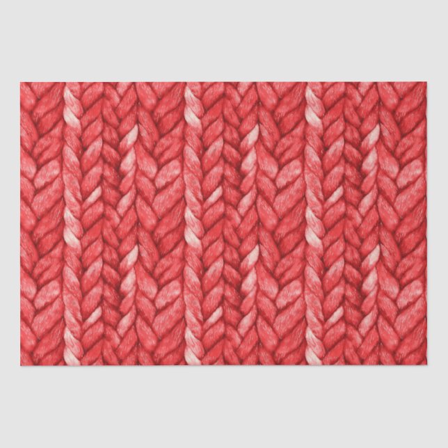 Papel De Seda Cumpleaños de suéter rojo (Anverso)