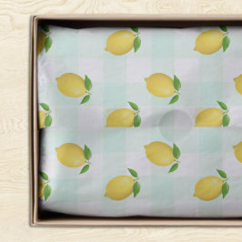 Papel De Seda Cumpleaños de verano con limón cítrico