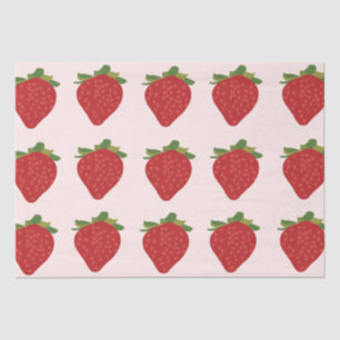 Papel De Seda Cumpleaños de Verano de Fresas