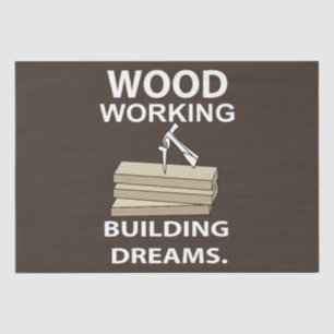 Papel De Seda Cumpleaños de Woodworker