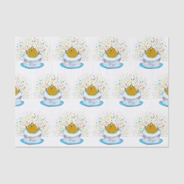 Papel De Seda Cumpleaños del Día de la Marmota (Anverso)