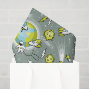 Papel De Seda Cumpleaños del Explorador Espacial