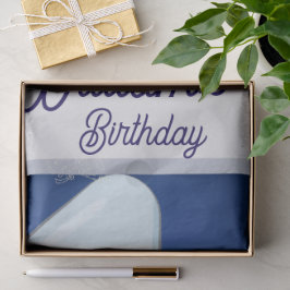 Papel De Seda Cumpleaños del primer bebé elefante lindo