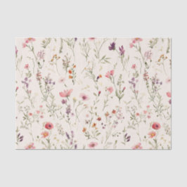 Papel De Seda Cumpleaños Flores Rosadas Rojas Purpura Lindas