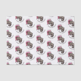 Papel De Seda Cumpleaños! Greedy Raccoon Cake Personalizado